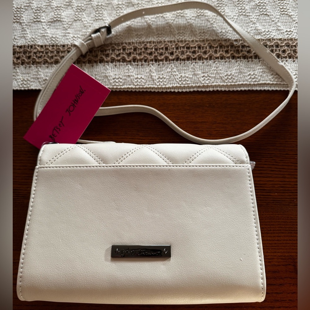 Betsy Johnson Quilted Crossbody Bag with Colorful Gummy bears - Picture 2 of 6